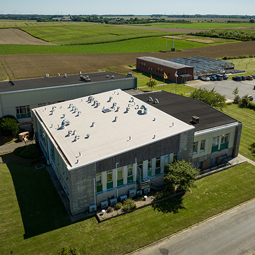 Rénovation de l'étanchéité et isolation de la toiture de CRA-W à Gembloux